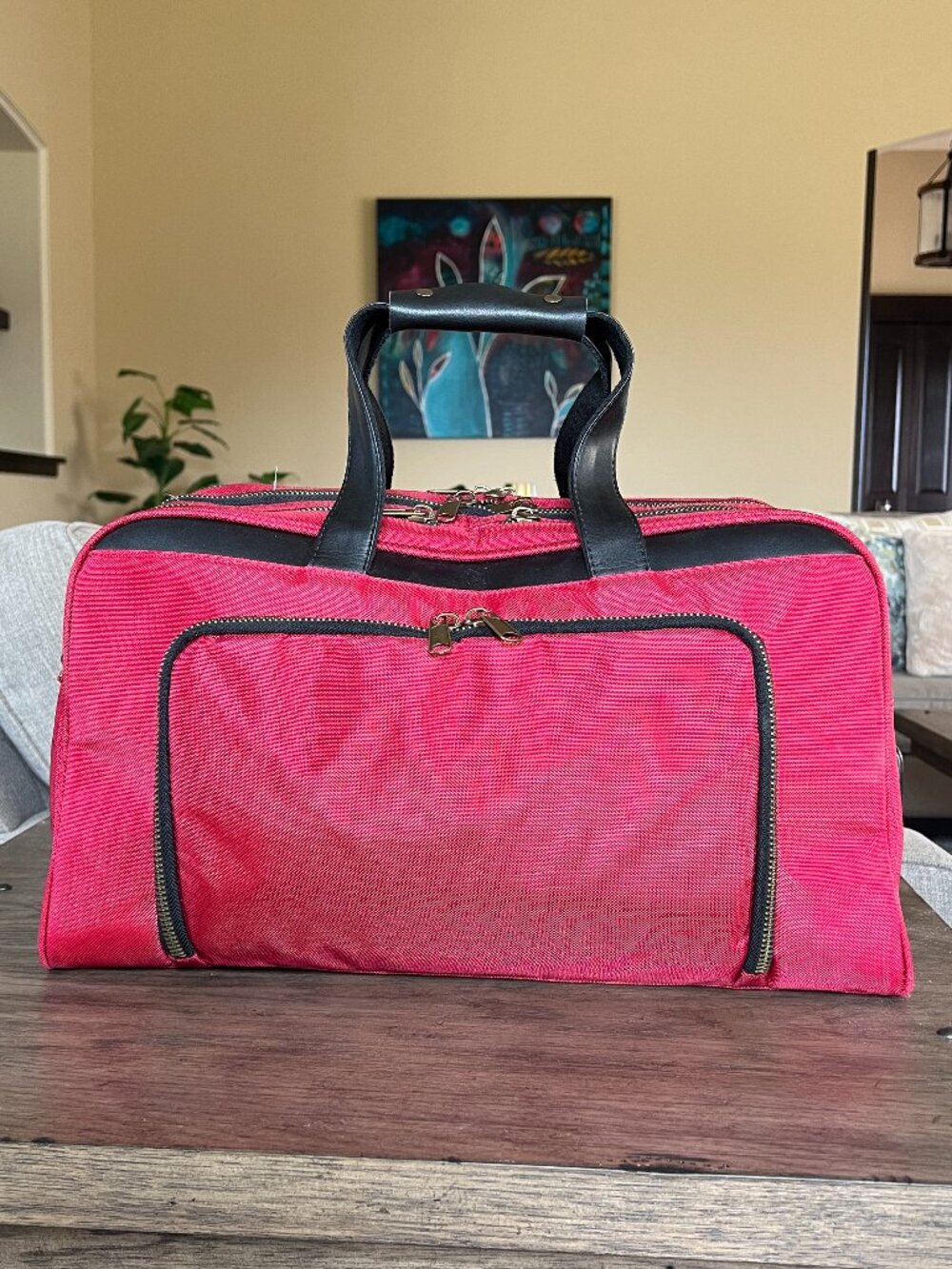 Red Nomad Lane Bento Bag Airline Personal Item Bag (Underseat) - EUC